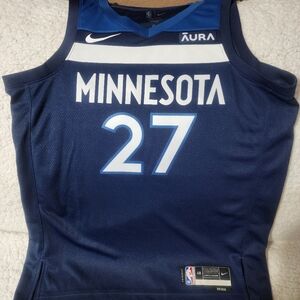 Unisex Nike Minnesota Timberwolves #27 RUDY GOBERT AUTHENTIC JERSEY SZ.LgEdition